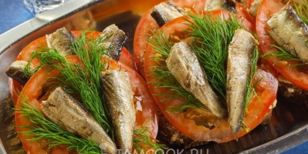 Рецепт бутерброды балтийский моряк со шпротами