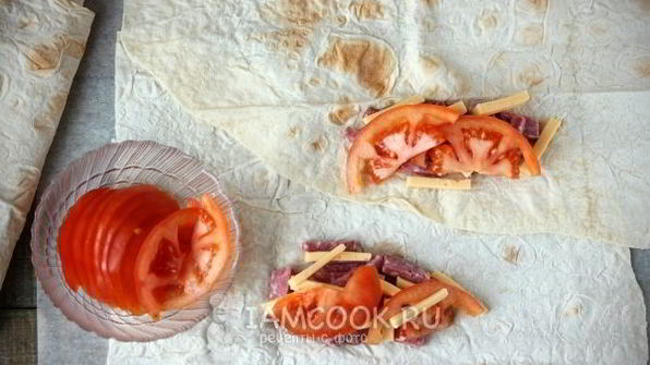 бутерброды из лаваша