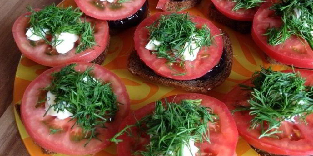 Рецепт бутерброды с баклажанами