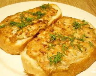 Бутерброды с горбушей консервированной