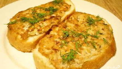 Бутерброды с горбушей консервированной