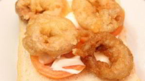 бутерброды с кальмарами