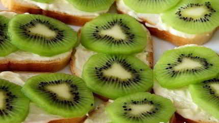 Бутерброды с киви