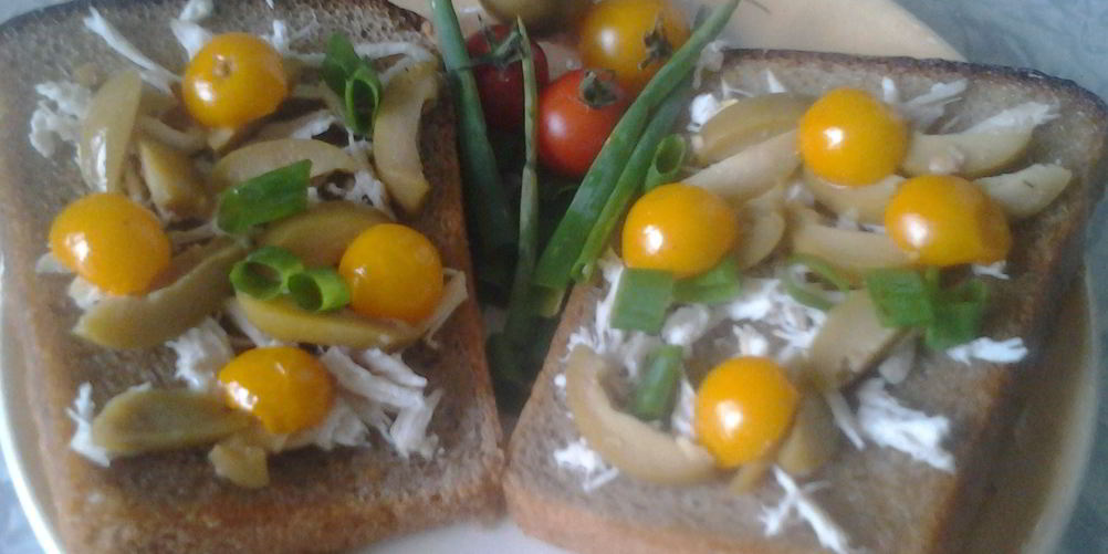 Рецепт бутерброды с курицей и оливками
