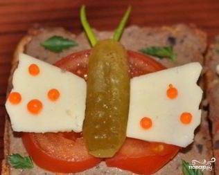 Бутерброды с паштетом