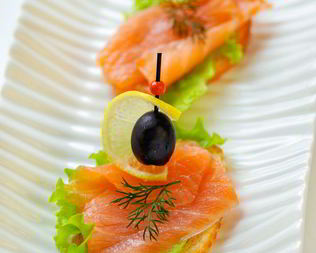 Бутерброды с семгой