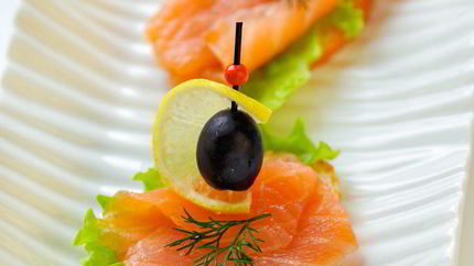 Бутерброды с семгой