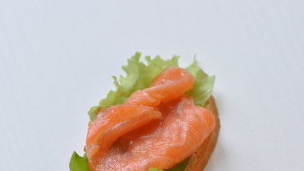 бутерброды с семгой