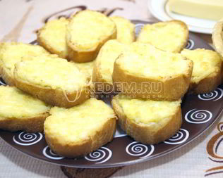 Бутерброды с сыром в духовке