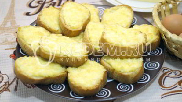 бутерброды с сыром в духовке