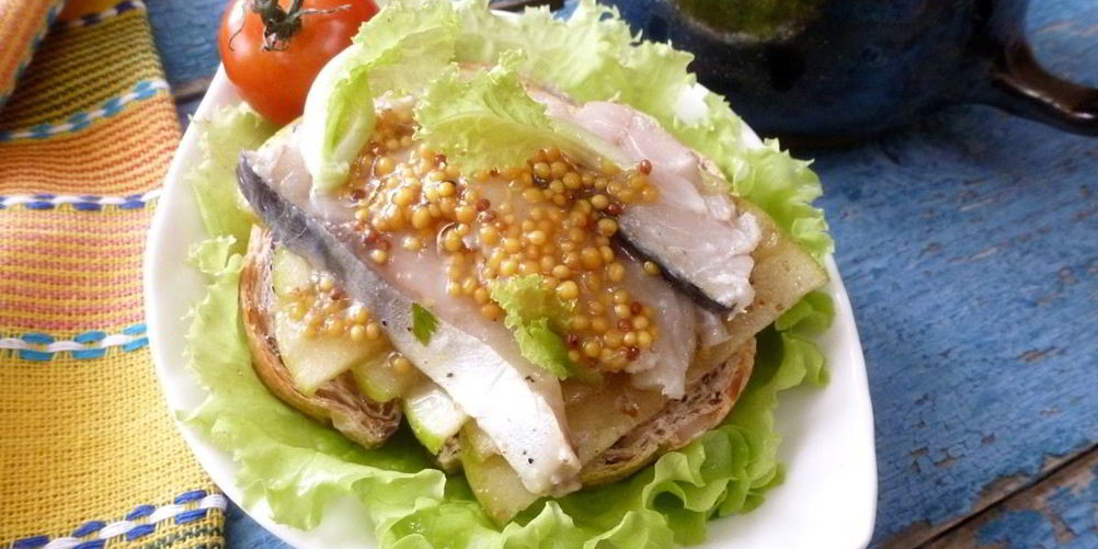 Рецепт бутерброды со скумбрией и яблоками