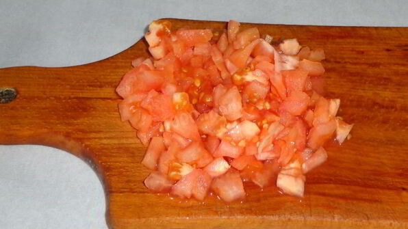 бутерброды в духовке с помидорами