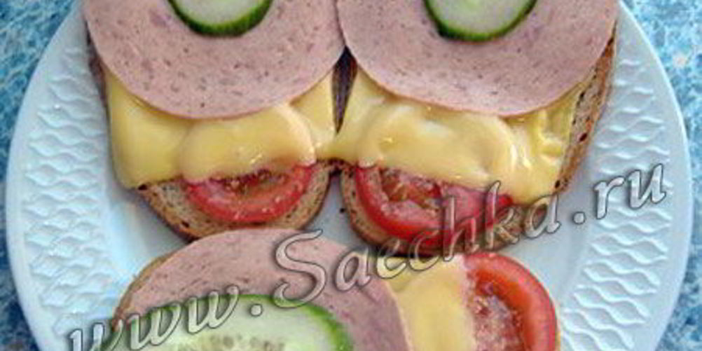Рецепт горячие бутерброды с сыром и помидором
