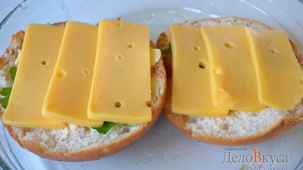 горячие бутерброды с сыром