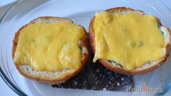 горячие бутерброды с сыром