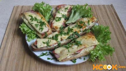 Горячие бутерброды в духовке