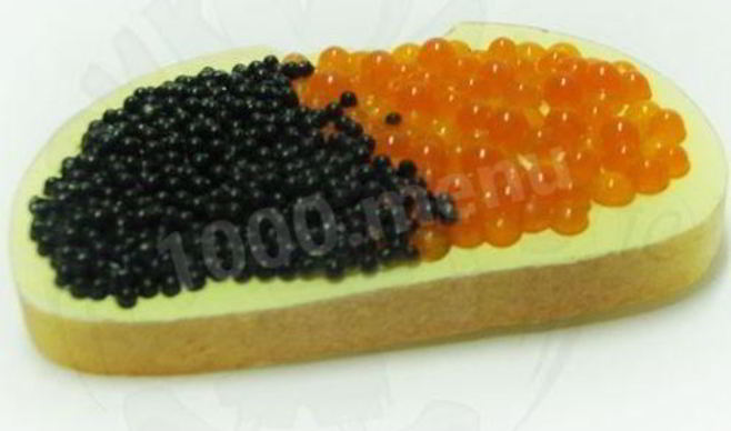 Королевский бутерброд с икрой