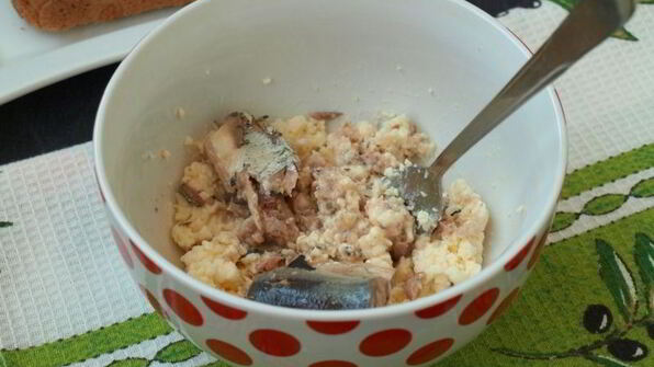 новогодний бутерброд петушок