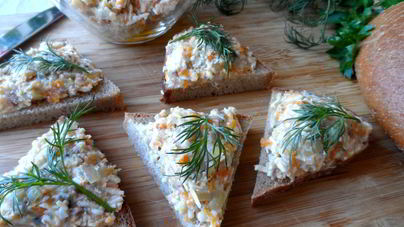 Паста для бутербродов с сельдью