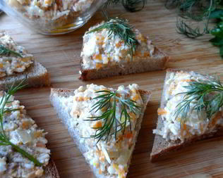 Паста для бутербродов с сельдью