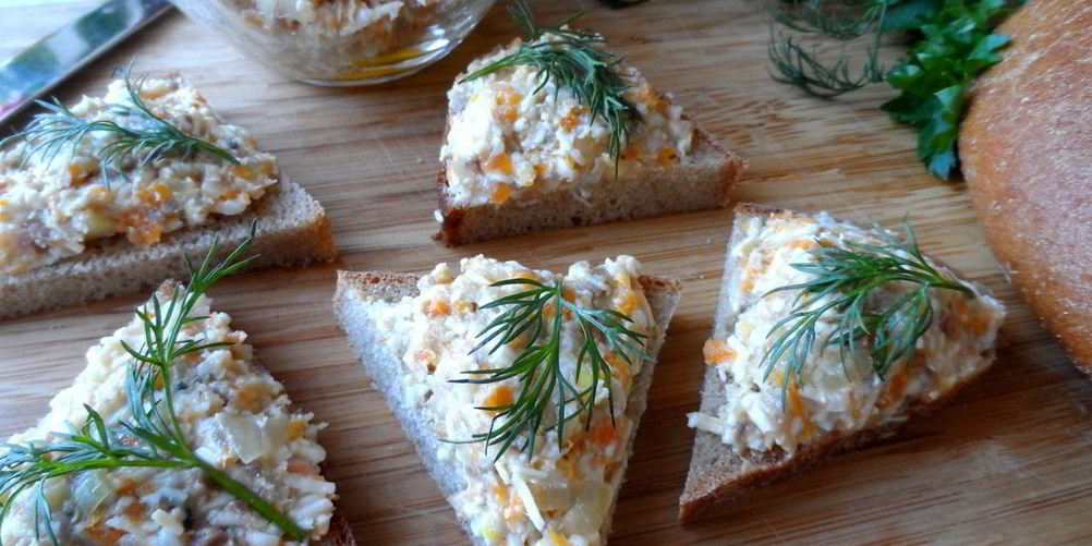 Рецепт паста для бутербродов с сельдью