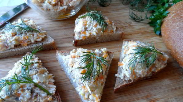 паста для бутербродов с сельдью