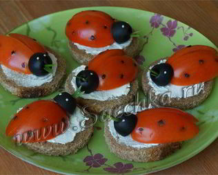 Праздничные бутерброды