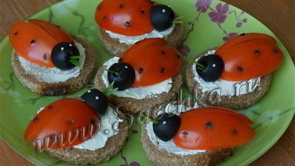 Праздничные бутерброды