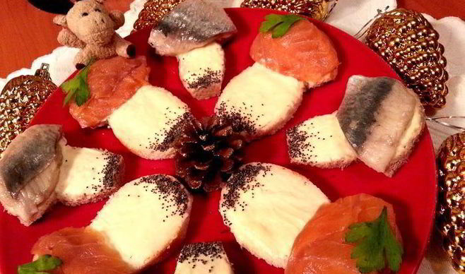 Просто бутерброды с рыбой