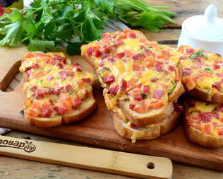 Сочные горячие бутерброды