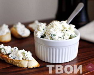 Творожная паста для бутербродов