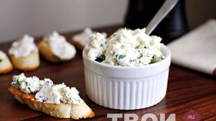 Творожная паста для бутербродов