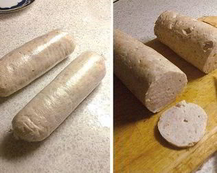 Домашняя вареная колбаса