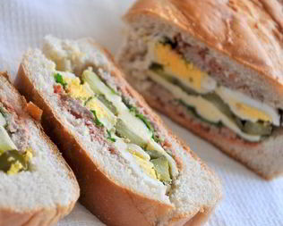 Фаршированный батон