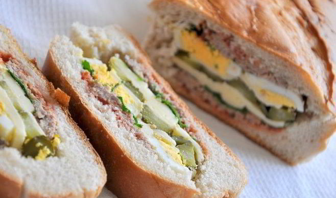 Фаршированный батон