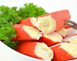 Фаршированные крабовые палочки