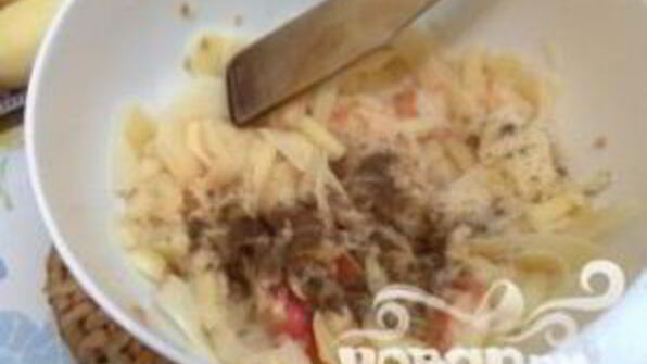 фаршированные помидоры и картофель