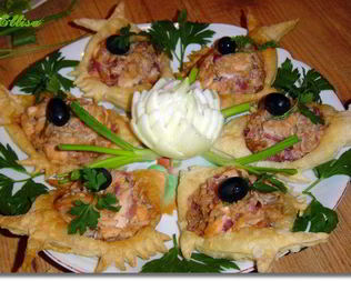 Горячая закуска Пескарики