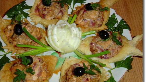 горячая закуска пескарики