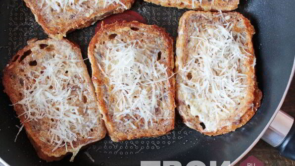 гренки с сыром