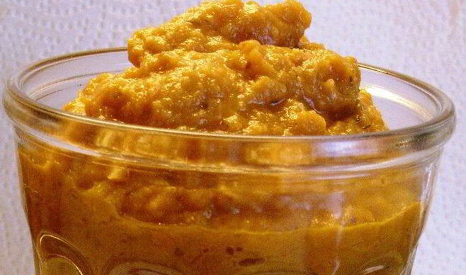 Икра баклажанная из печено-тушеных овощей