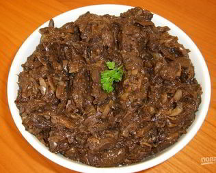 Икра из сушеных грибов