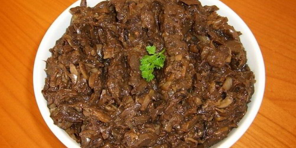 Рецепт икра из сушеных грибов