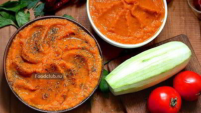 Кабачковая икра в мультиварке