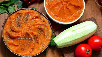 Кабачковая икра в мультиварке