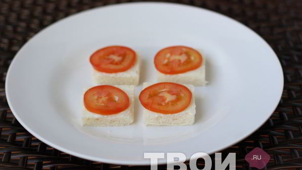 канапе с креветками