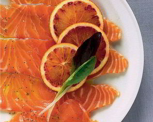 Карпаччо из лосося