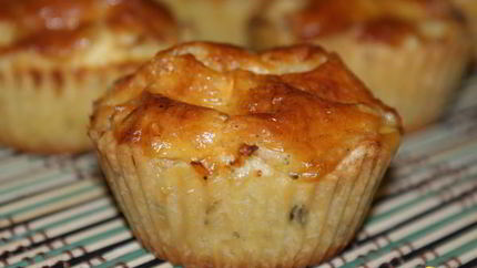 Киш с курицей и яблоком