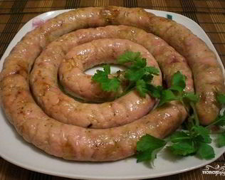 Колбаса из индейки