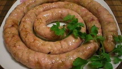 Колбаса из индейки